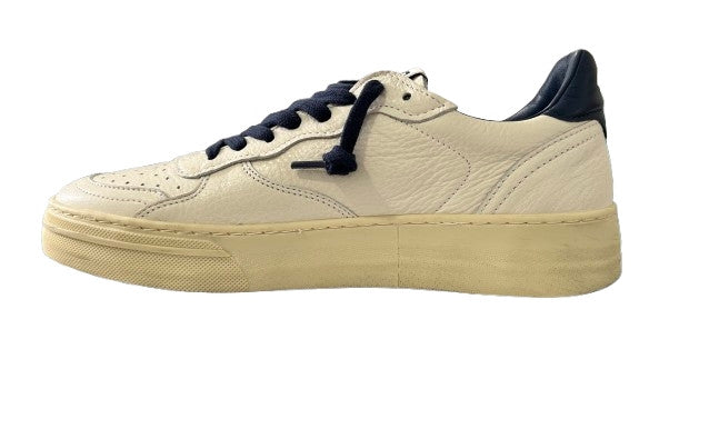 Scarpe uomo 4B12 sneakers bianco/ blu U27QB01 HYPER-U3013