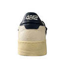 Scarpe uomo 4B12 sneakers bianco/ blu U27QB01 HYPER-U3013