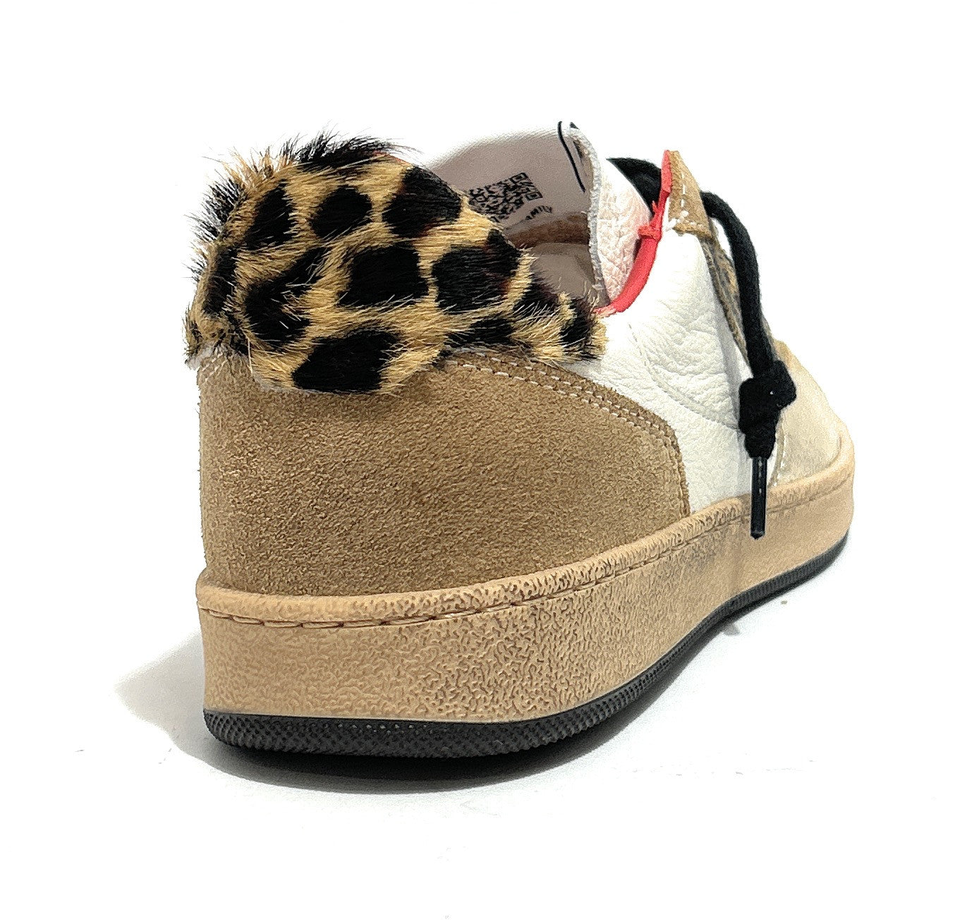 Sneaker donna 4B12 beige animalier D27QB02 PLAYNEW-D2039