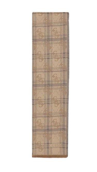Foulard Guess unisex jacquard beige C27GU05 AM9621VIS03