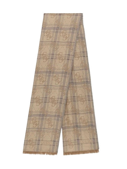Foulard Guess unisex jacquard beige C27GU05 AM9621VIS03