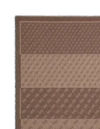 Foulard donna Guess Lindsey jacquard marrone multilogo C27GU09 AW5526VIS03