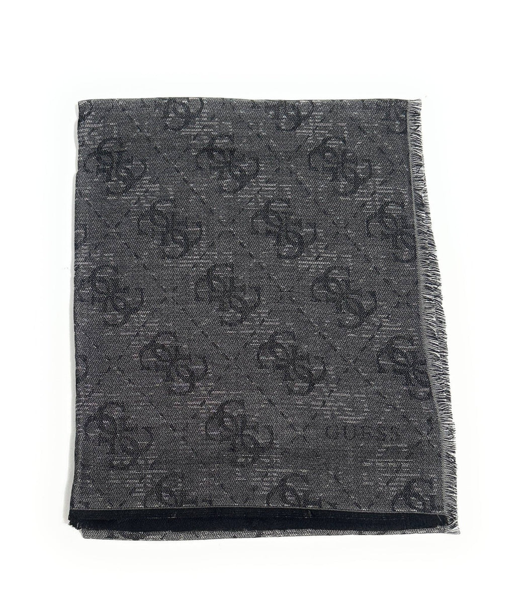 Foulard unisex Guess Boston jacquard nero multilogo C27GU08 AM9618MOD03