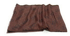 Foulard unisex Guess Boston jacquard marrone multilogo C27GU07 AM9618MOD03
