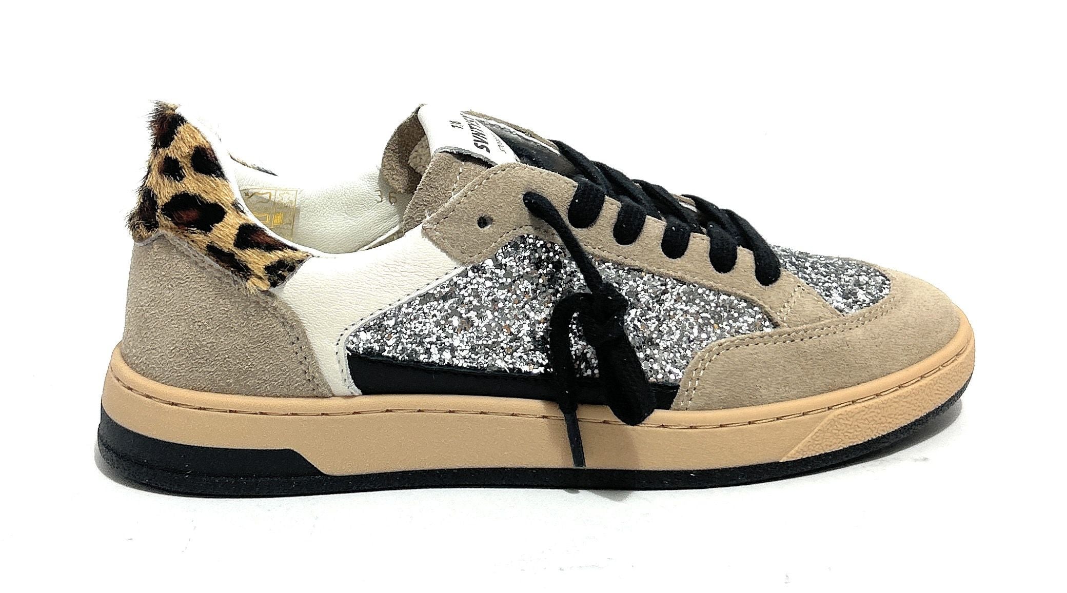 Sneaker donna SVNTYSX 7/6 Stay-D24 platinum/ leo D27SV04