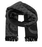 Sciarpa uomo Guess Milano nero multilogo C27GU18 AM9667POL03