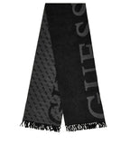 Sciarpa uomo Guess Milano nero multilogo C27GU18 AM9667POL03