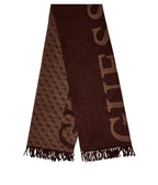 Sciarpa uomo Guess Milano marrone multilogo C27GU17 AM9667POL03