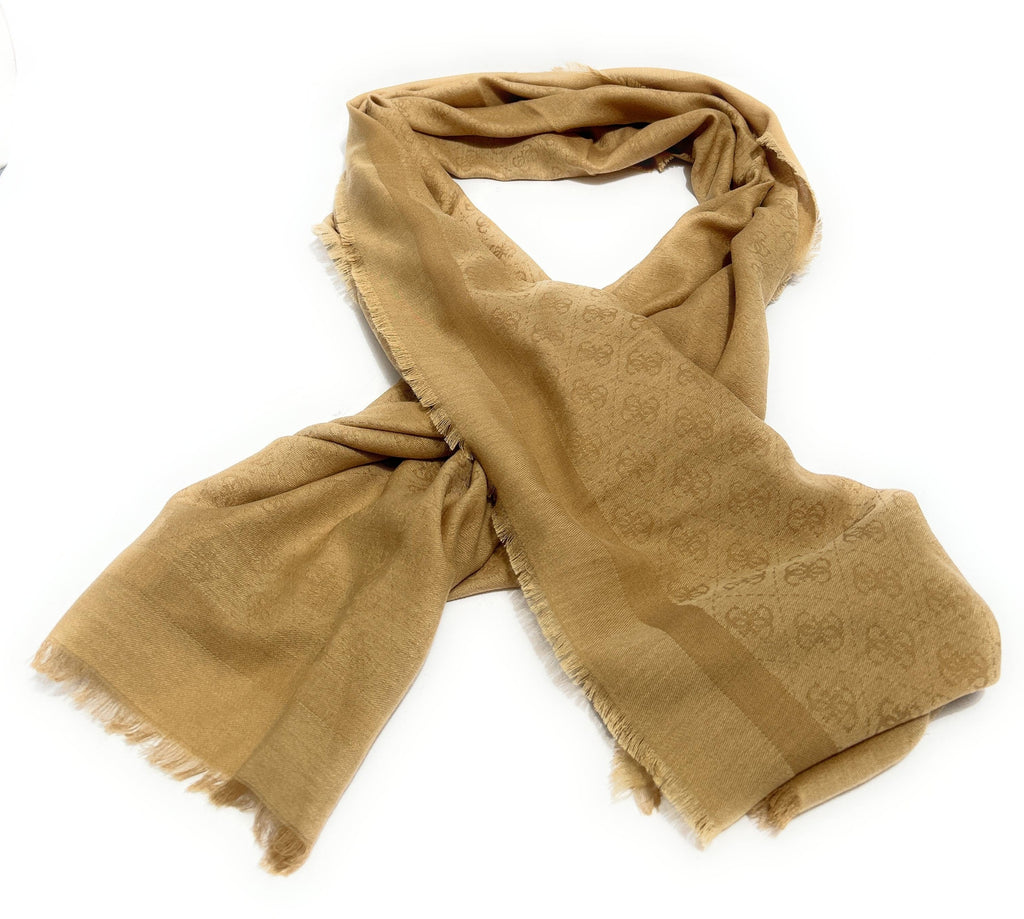 Foulard donna Guess Milano beige multilogo C27GU03 AM9617POL03