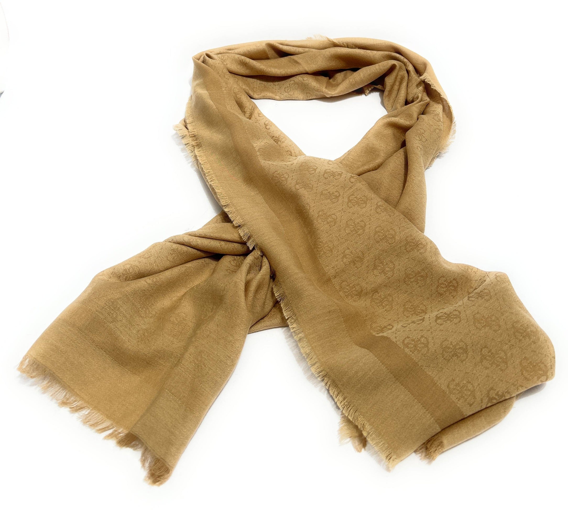 Foulard donna Guess Milano beige multilogo C27GU03 AM9617POL03