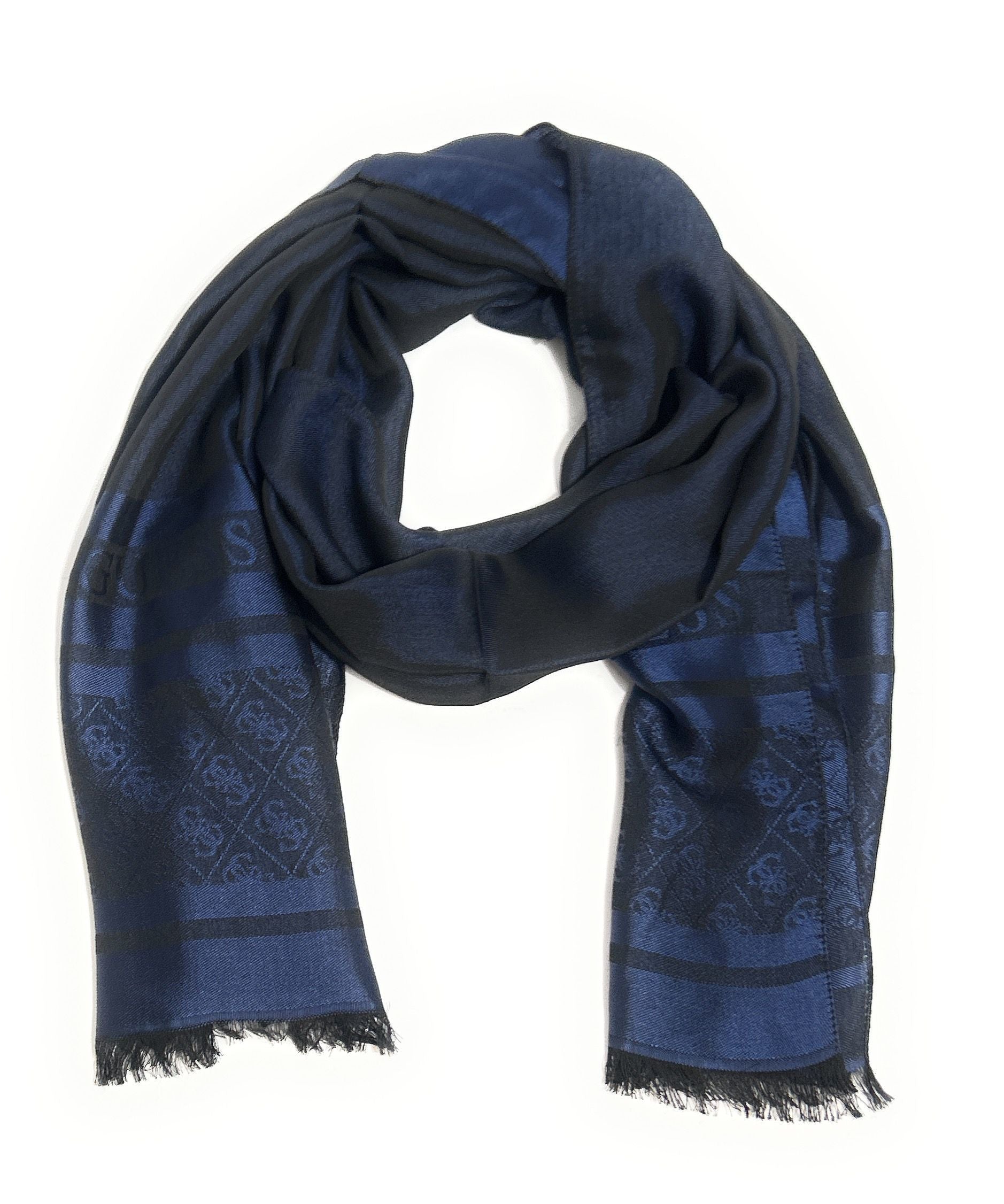 Foulard donna Guess blu multilogo C27GU14 AM9653VIS03