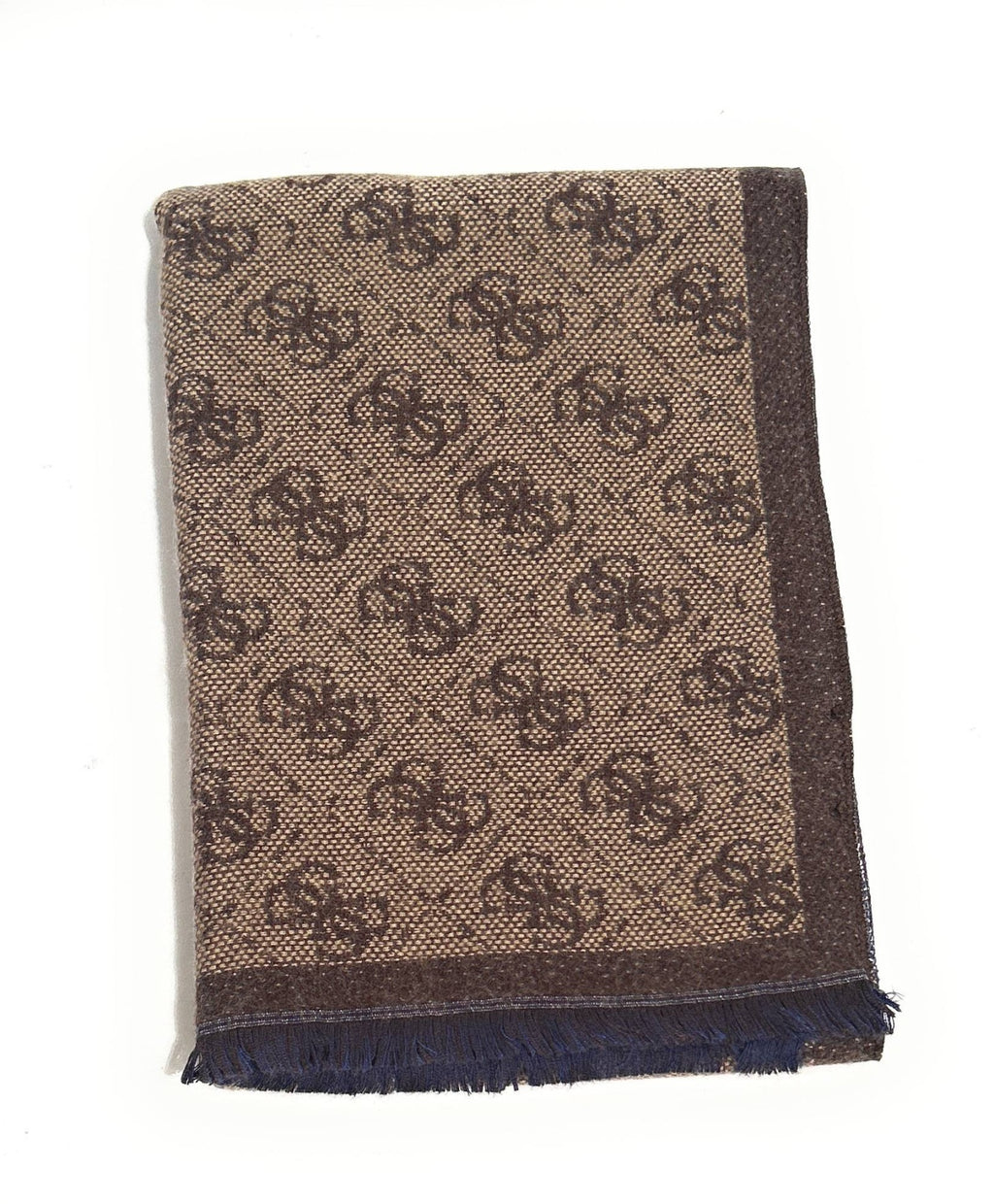 Sciarpa uomo Guess marrone multilogo C27GU15 AM9665POL03