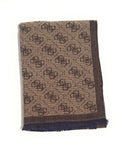 Sciarpa uomo Guess marrone multilogo C27GU15 AM9665POL03