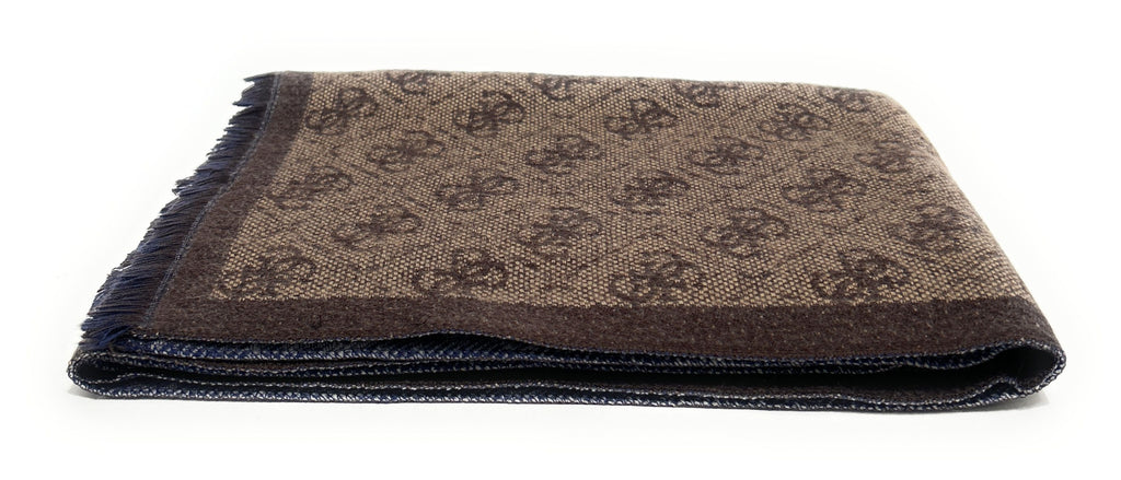 Sciarpa uomo Guess marrone multilogo C27GU15 AM9665POL03