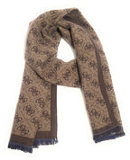 Sciarpa uomo Guess marrone multilogo C27GU15 AM9665POL03