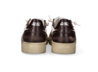 Scarpe uomo 4B12 sneakers white/ brown U27QB07 HYPER-U3016