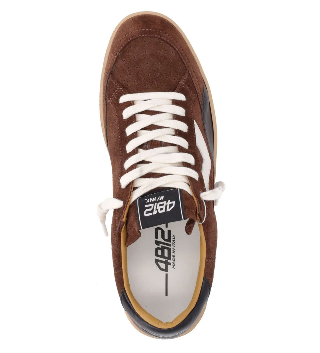 Scarpe uomo 4B12 sneakers chocolate taste U27QB06 PLAYNEW-U1024
