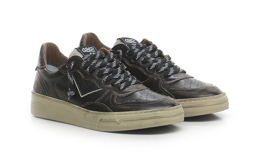 Scarpe uomo 4B12 sneaker testa di moro U27QB05 HYPER-U3021