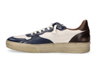 Scarpe uomo 4B12 sneaker blue/ brown U27QB08 HYPER-U3015