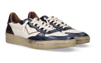 Scarpe uomo 4B12 sneaker blue/ brown U27QB08 HYPER-U3015