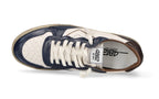 Scarpe uomo 4B12 sneaker blue/ brown U27QB08 HYPER-U3015