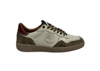 Scarpe uomo Blauer sneaker in pelle bianco/verde militare/rosso U27BU01 F6MURRAY22/CRK