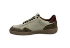 Scarpe uomo Blauer sneaker in pelle bianco/verde militare/rosso U27BU01 F6MURRAY22/CRK