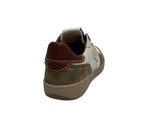 Scarpe uomo Blauer sneaker in pelle bianco/verde militare/rosso U27BU01 F6MURRAY22/CRK