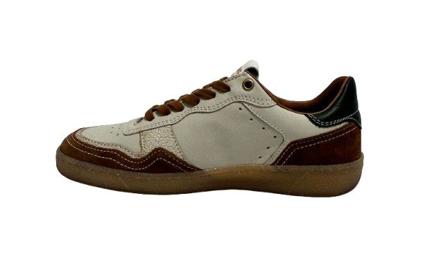 Scarpe uomo Blauer sneaker in pelle bianco/verde/marrone U27BU02 F6MURRAY22/CRK