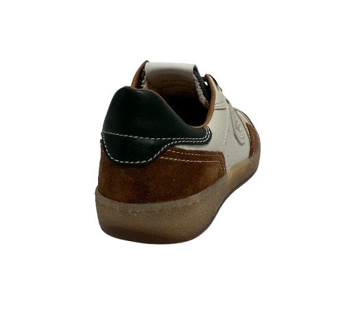Scarpe uomo Blauer sneaker in pelle bianco/verde/marrone U27BU02 F6MURRAY22/CRK