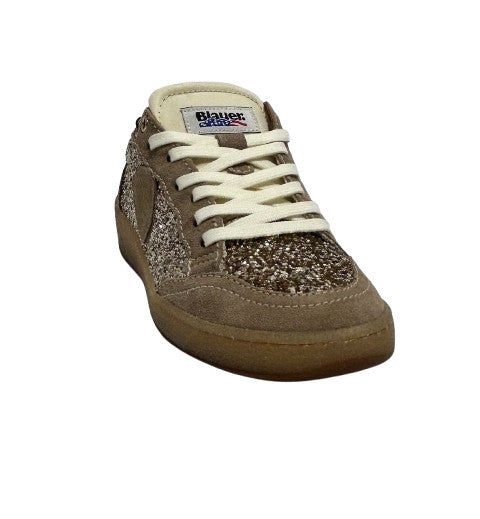 Sneaker donna Blauer Olympia21 platinum glitter D27BU01 F6OLYMPIA21/GLI