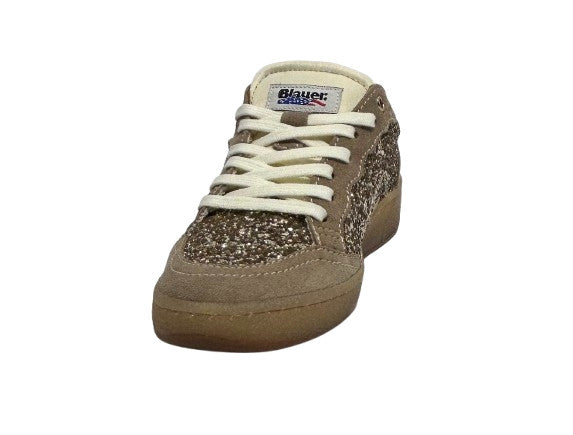Sneaker donna Blauer Olympia21 platinum glitter D27BU01 F6OLYMPIA21/GLI