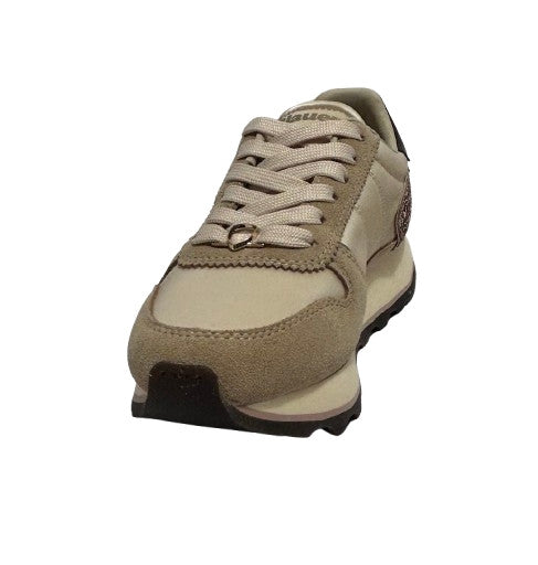 Scarpe donna Blauer sneaker pelle/tessuto/ecopelle cream/pink D27BU04 F6MILLS01/GLI