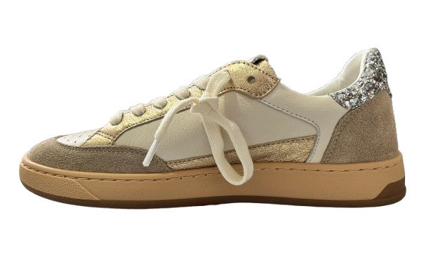 Sneaker donna SVNTYSX 7/6 Stay-D22 white/ platinum / glitter D27SV02