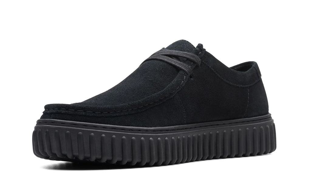 Allacciata uomo Clarks Torhill Lo black sde leather U27CL05 26172019