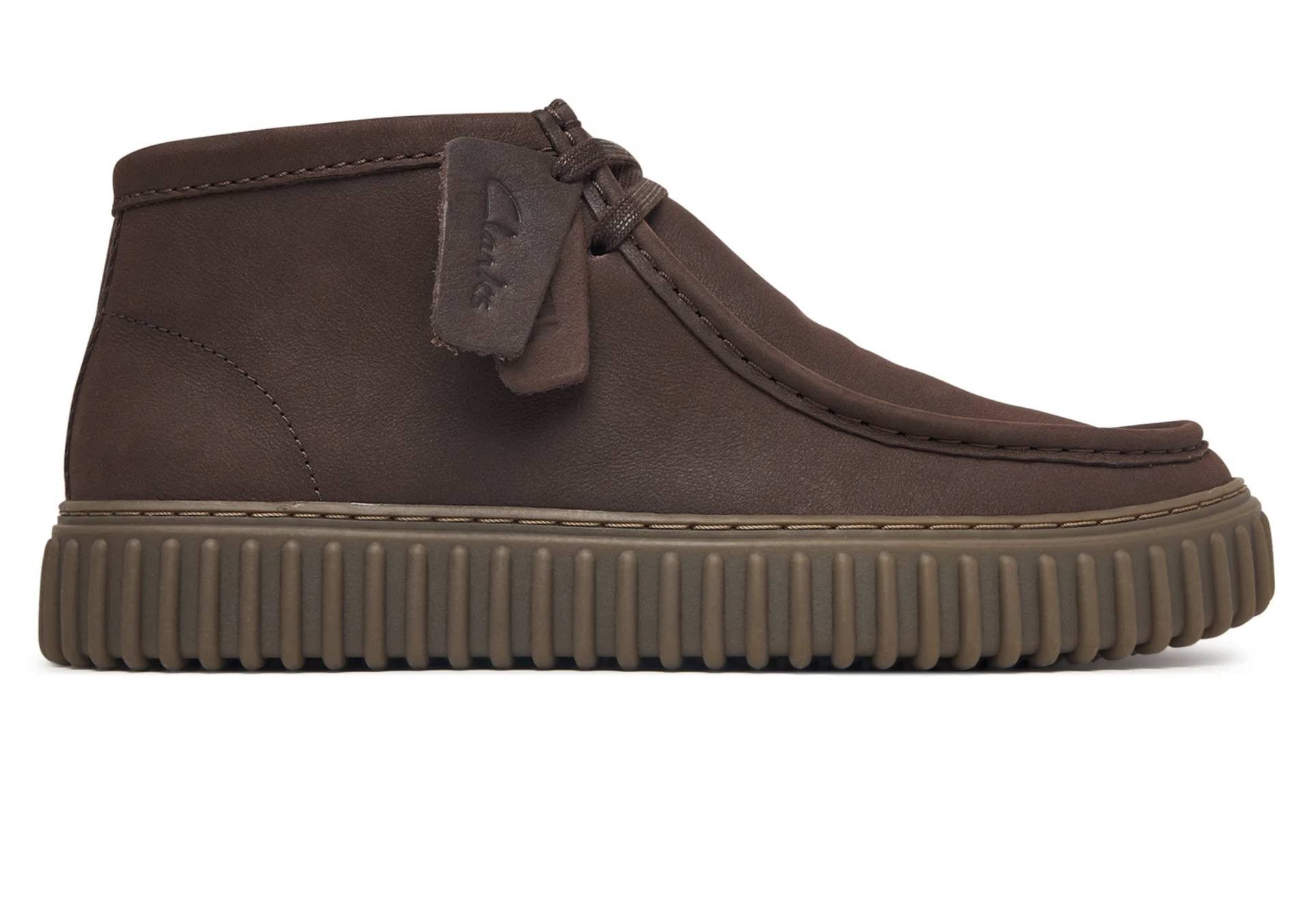 Polacchino uomo Clarks Torhill Hi dark brown leather U27CL02 26327242