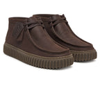 Polacchino uomo Clarks Torhill Hi dark brown leather U27CL02 26327242