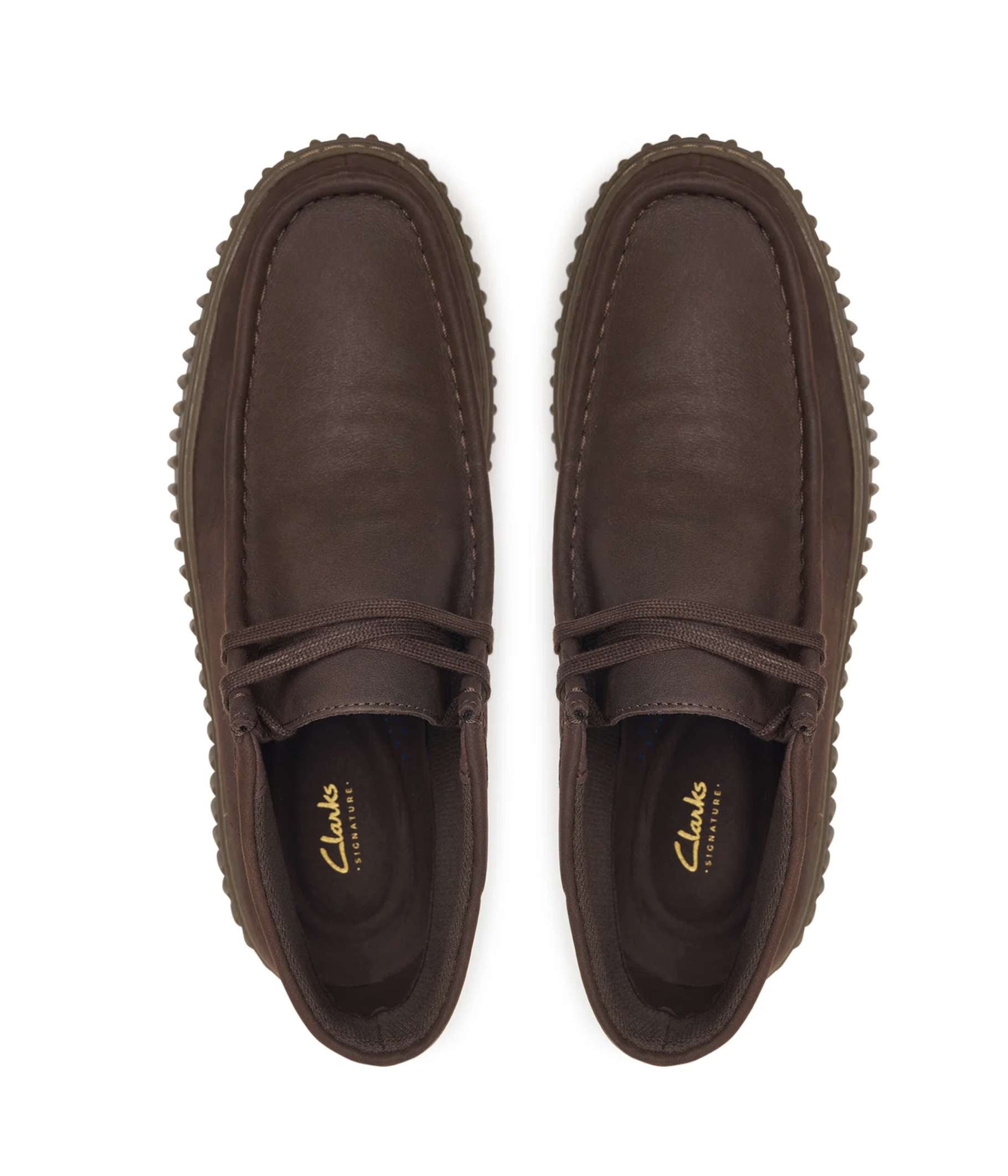 Polacchino uomo Clarks Torhill Hi dark brown leather U27CL02 26327242