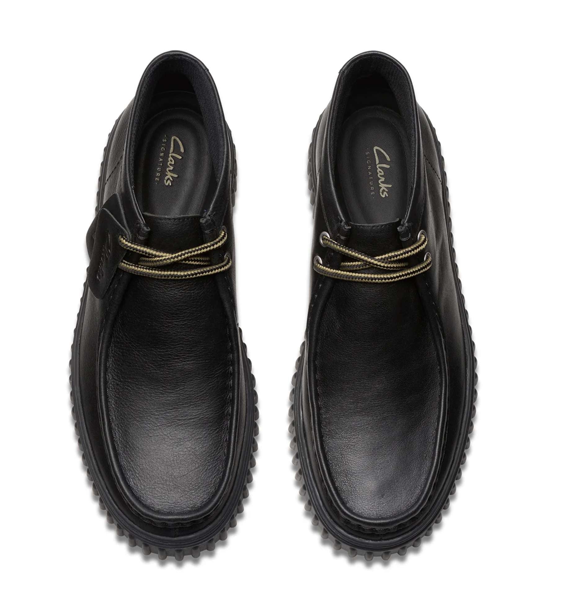 Polacchino uomo Clarks Torhill Hi black leather U27CL04 26178264