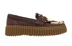 Mocassino donna Clarks Torhill Penny brown cow print D27CL01 26329492