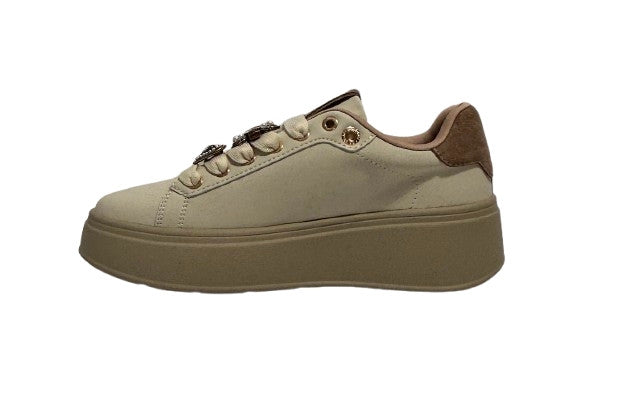 Sneaker donna Gold&gold beige D27GG08 GB1093