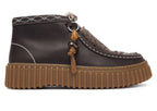 Polacchino donna Clarks Torhill Penny Moss dark brown interest D27CL02 26327772