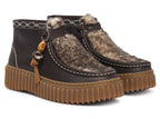 Polacchino donna Clarks Torhill Penny Moss dark brown interest D27CL02 26327772