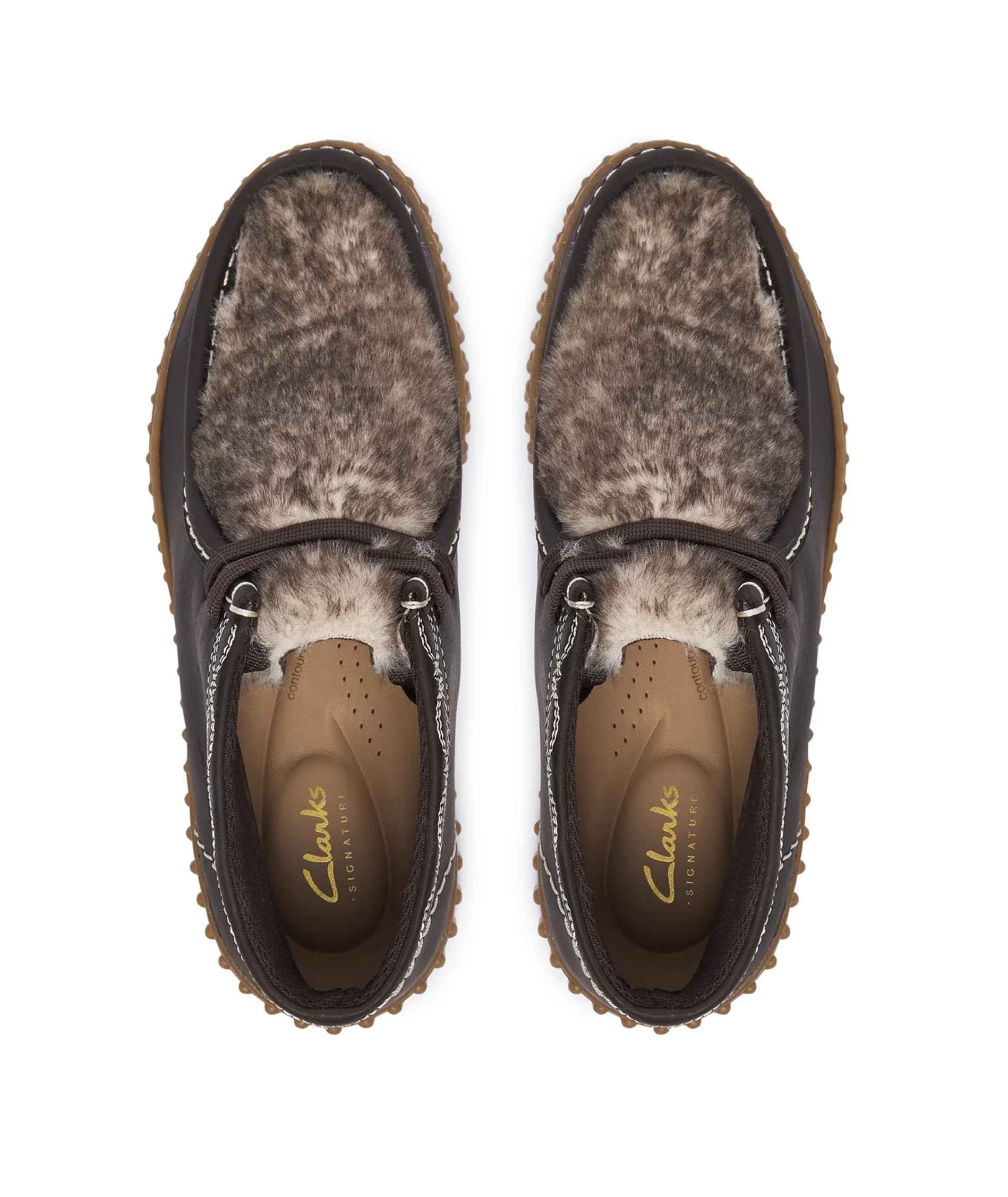 Polacchino donna Clarks Torhill Penny Moss dark brown interest D27CL02 26327772