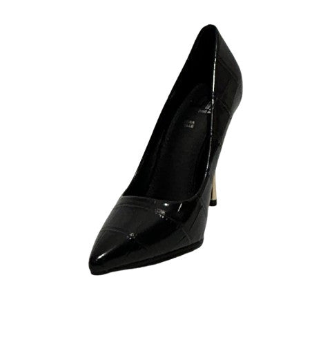 Scarpe donna décolleté Gold&gold tc 100 ecopelle cocco nero D27GG07 GD846-2