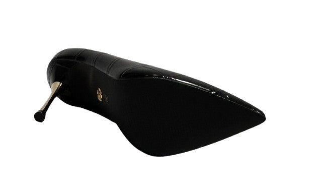 Scarpe donna décolleté Gold&gold tc 100 ecopelle cocco nero D27GG07 GD846-2
