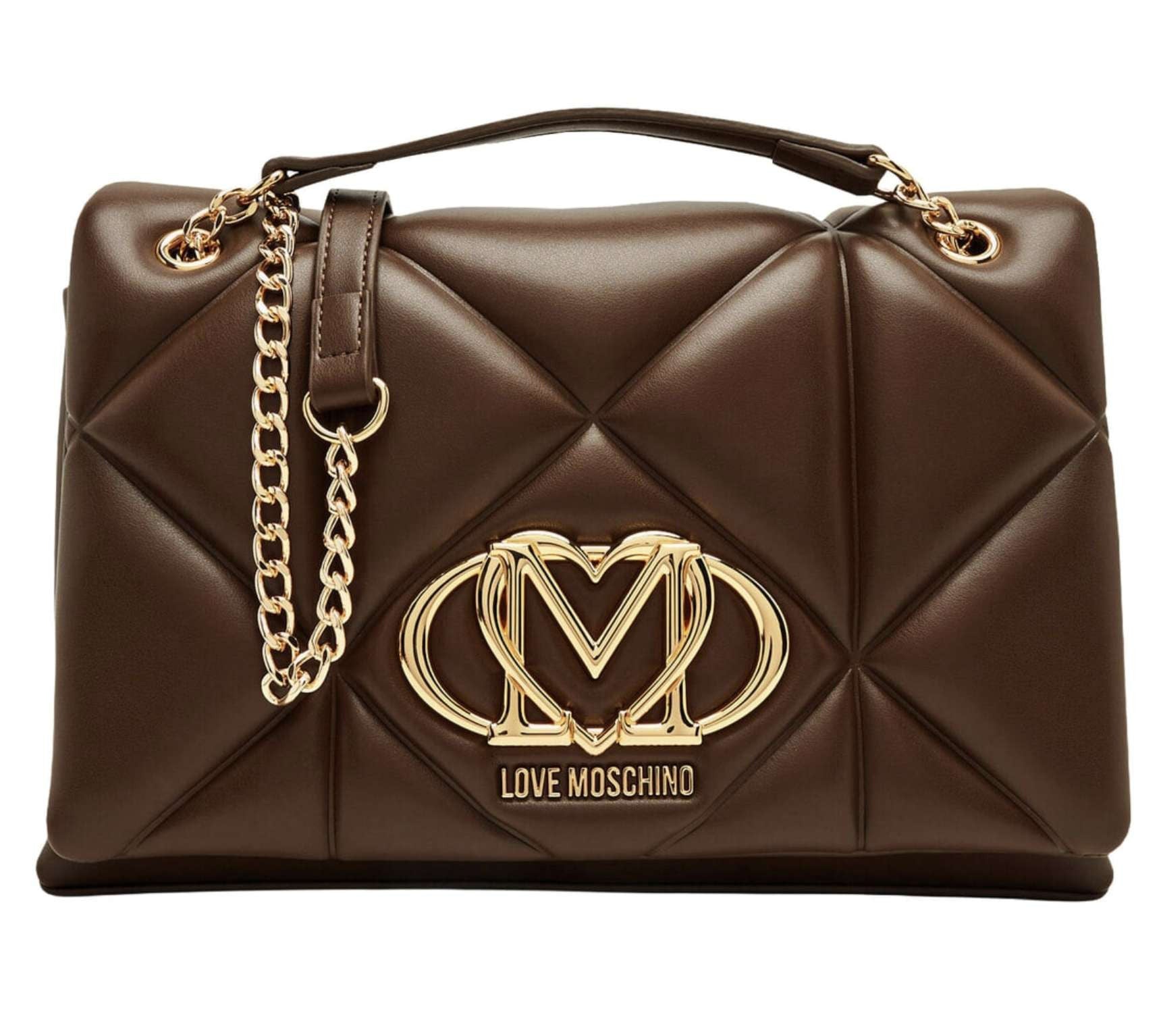 Borsa donna a spalla/ tracolla Love Moschino cioccolato B27MO29 JC4041PP1PLC0300