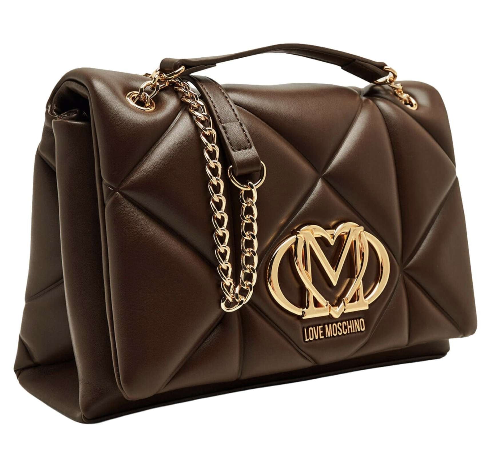 Borsa donna a spalla/ tracolla Love Moschino cioccolato B27MO29 JC4041PP1PLC0300