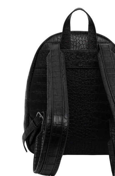 Borsa donna Love Moschino zaino stampa croco embossed nero B27MO34 JC4037PP1PLF1000
