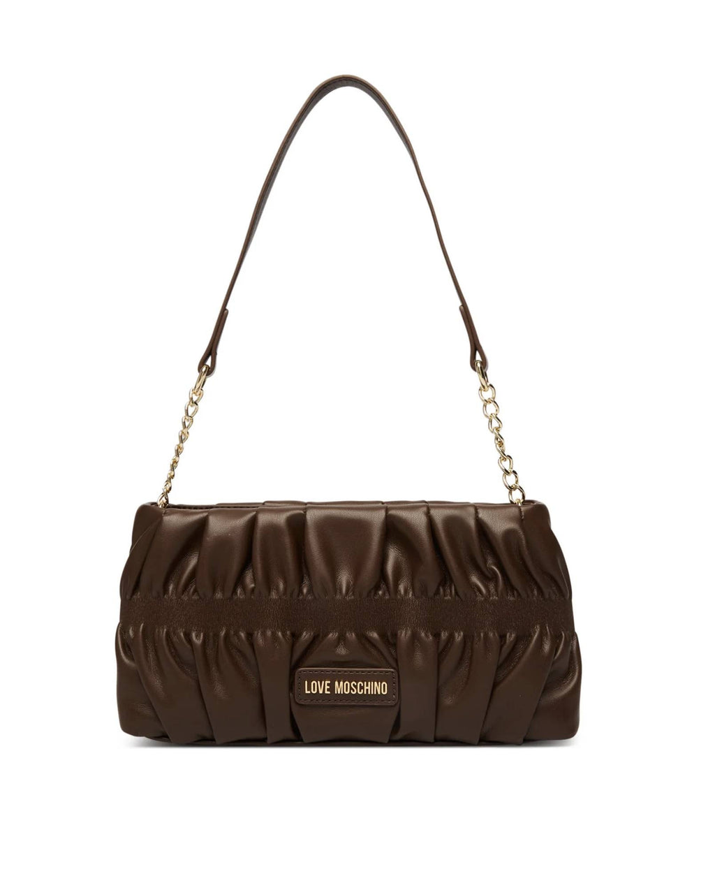 Borsa donna Love Moschino a spalla in ecopelle marrone B27MO38 JC4089PP1PLU0300